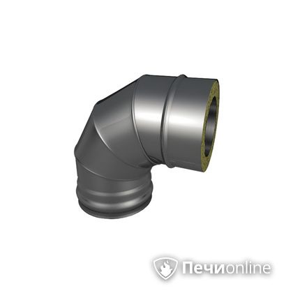 Колено 90° сэндвич Теплов и Сухов Отвод Термо 87* ОТ-Р 430-0.8/430-0.5 D120/180 в Липецке