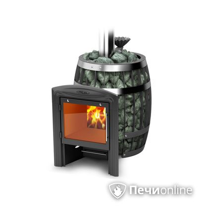 Дровяная банная печь TMF Саяны II Carbon Витра ЗК в Липецке