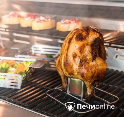 Ростер Char-Broil Grill+ для курицы с креплением для емкости в Липецке
