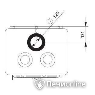 Отопительно-варочная печь Ferguss Magma cook side door в Липецке
