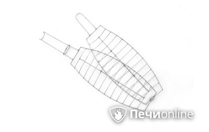 Аксессуар для приготовления на огне Технокерамика Решетка для рыбы в Липецке