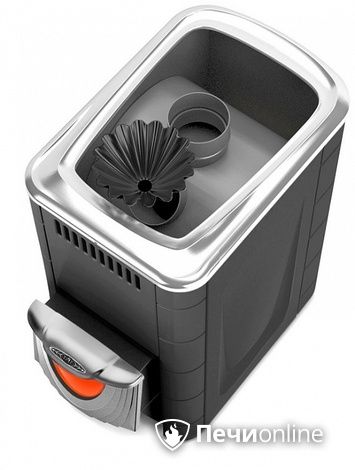 Дровяная банная печь TMF Ангара 2012 Inox ДНС КТК ЗК антрацит в Липецке