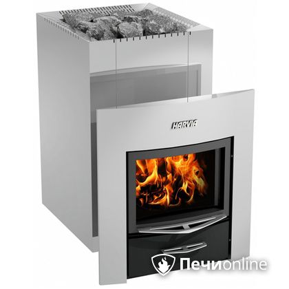 Дровяная банная печь Harvia 22 Duo Steel (Wk220) в Липецке