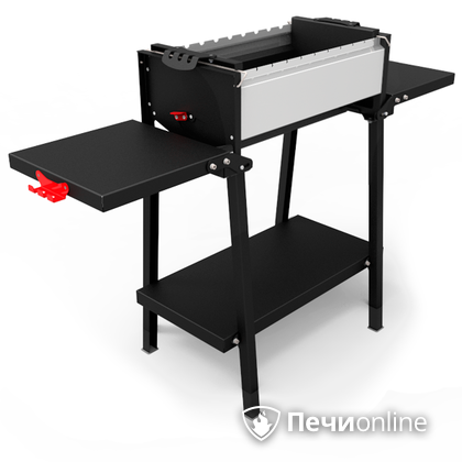 Мангал Grillver Крафтикс Сильвер на подставке в Липецке